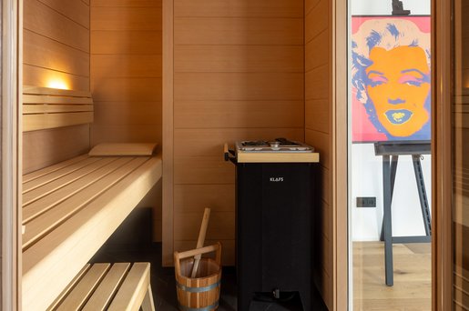 Maßgefertigte Sauna