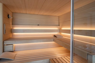 Sauna SHAPE mit Yachtfeeling
