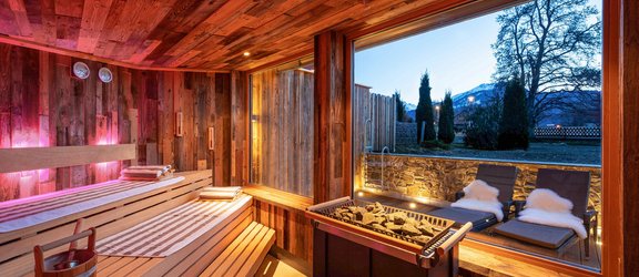 KLAFS Hotel Referenzen Aussensauna © Hotel garni Schellenberg KLAFS Spa und Wellness Referenzen - Hotel garni Schellenberg
