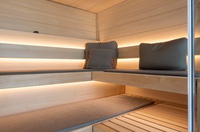 Sauna SHAPE mit Yachtfeeling