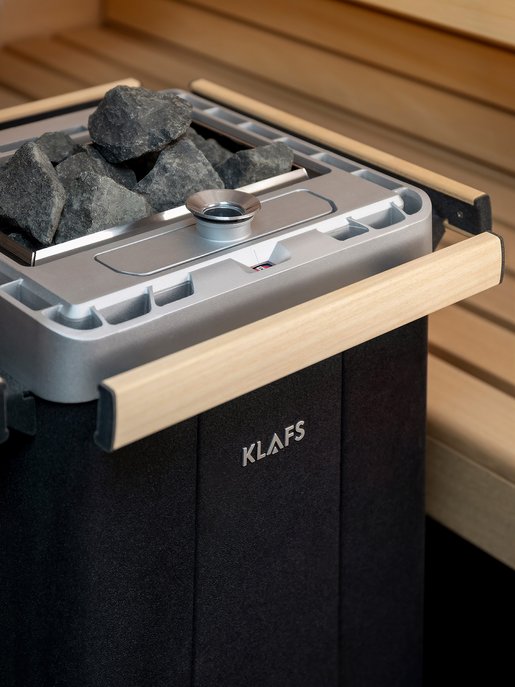KLAFS Saunaofen FERO in Detailansicht