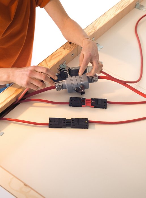 KLAFS Sauna EASY Anschlüsse der DIY Sauna