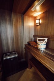  S1 Sauna - Innenverkleidung Nuss