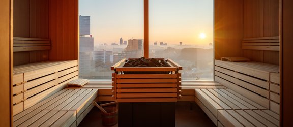 KLAFS Hotel Referenzen Amsterdam - Sauna van der Valk © Hotel Amsterdam Zuidas KLAFS Spa und Wellness Referenzen - Van der Valk Amsterdam