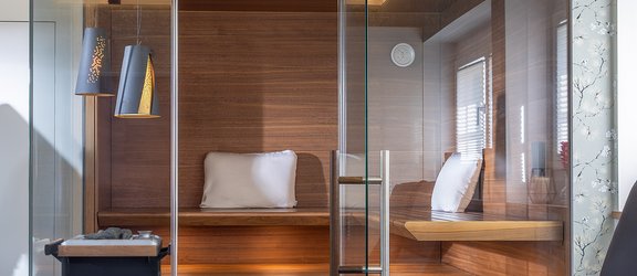 Maßgefertigte Sauna AURA
