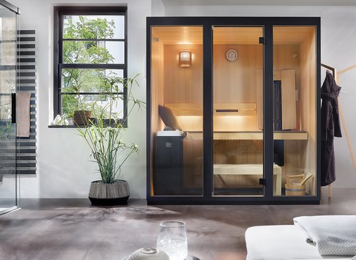 Sauna EASY mit Zusatzausstattung