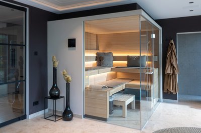 Sauna SHAPE mit Yachtfeeling