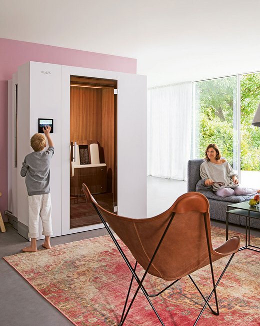 Infrarotkabine: klein und bequem